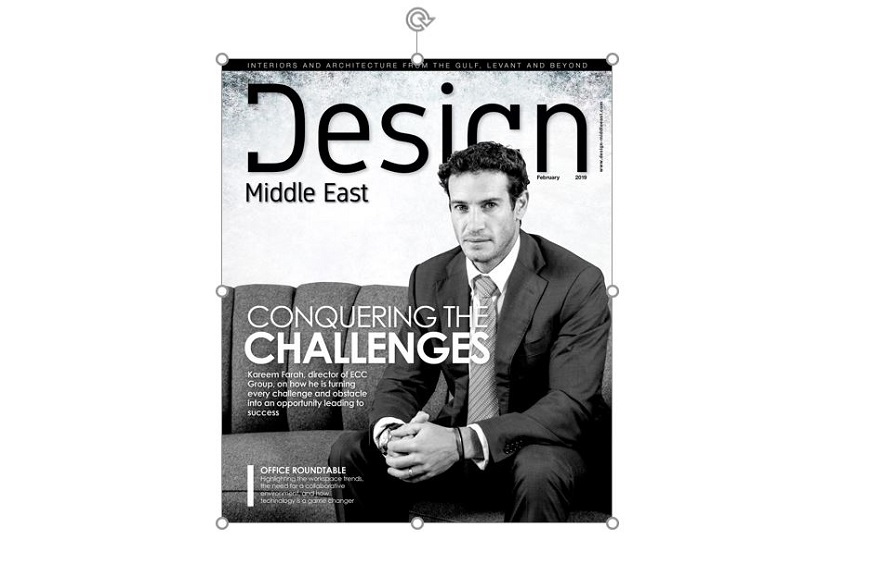 Design Middle East Front Cover | Sustainable Fit Out Trends