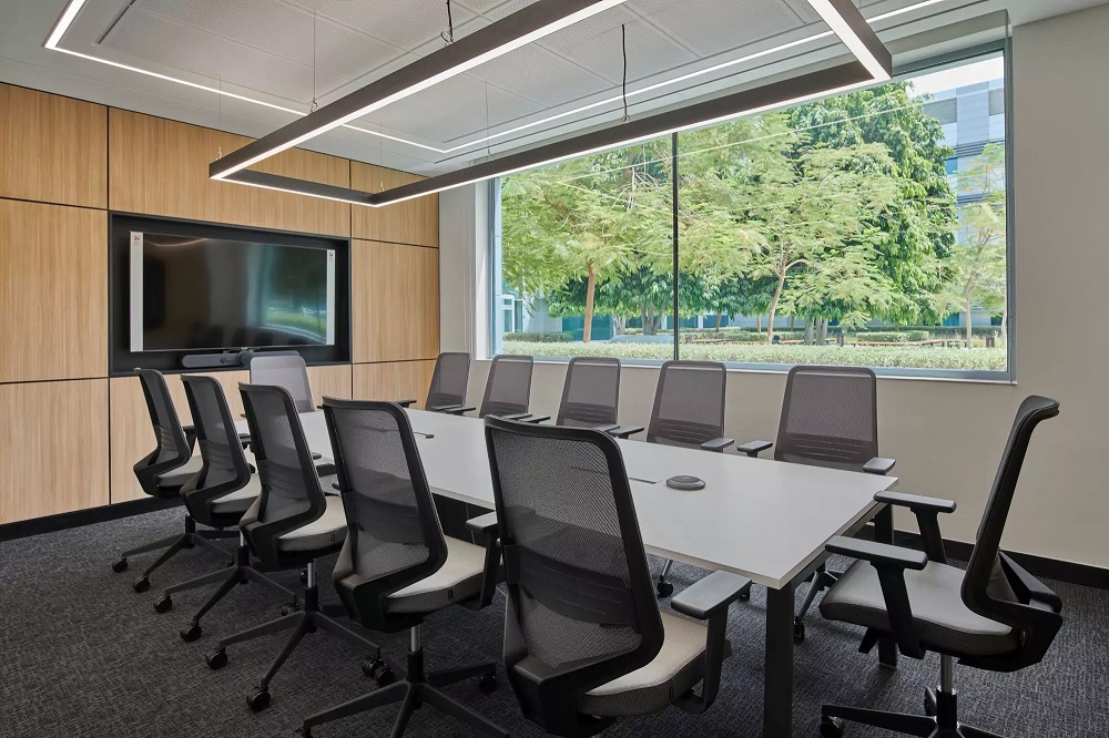 Meeting room with natural light