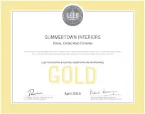 Leed Gold Certified Logo