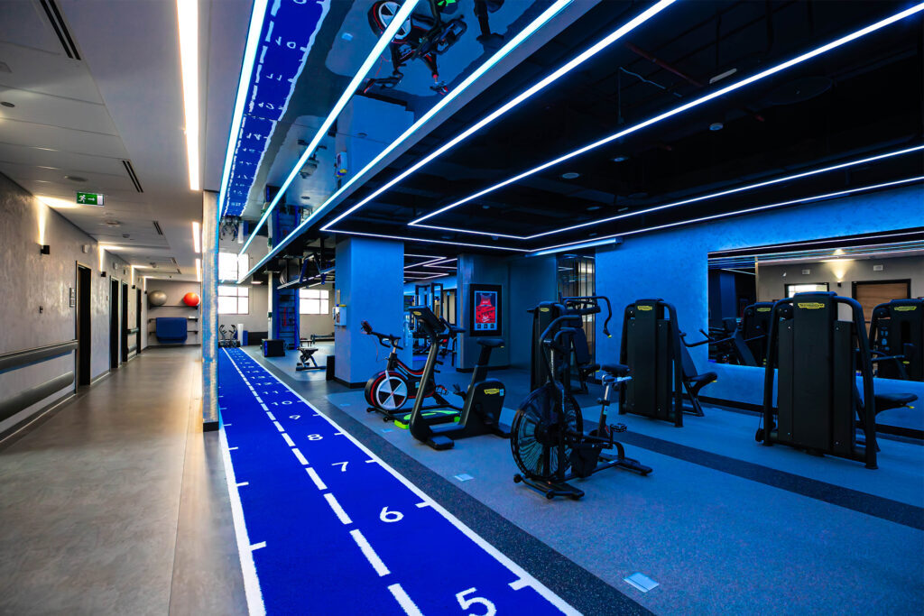 Healthcare fit out Dubai - Mediclinic City Hospital physiotherapy facility by Summertown