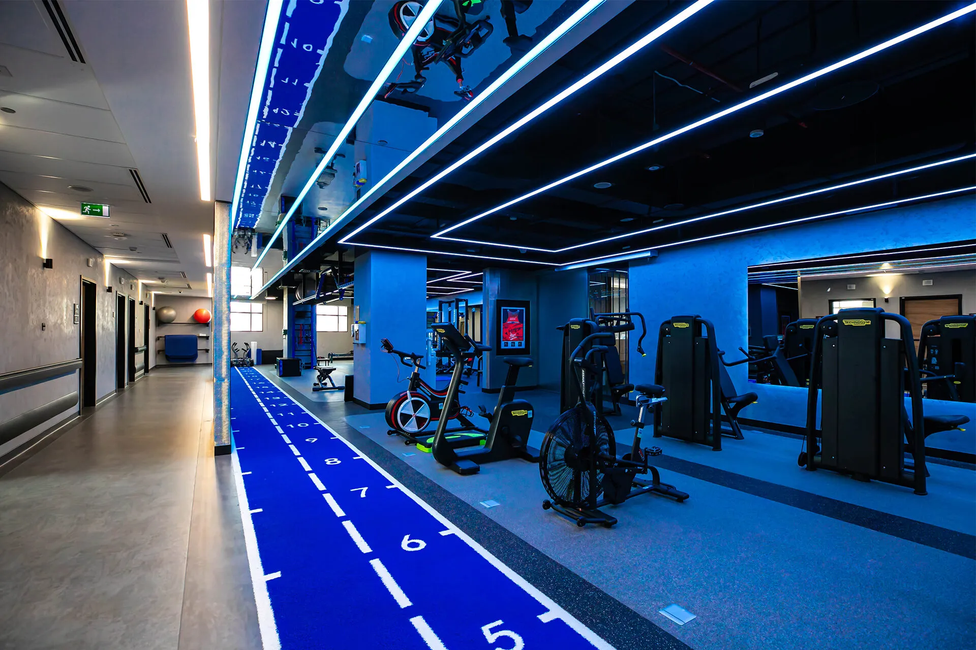 Healthcare fit out Dubai - Mediclinic City Hospital physiotherapy facility by Summertown