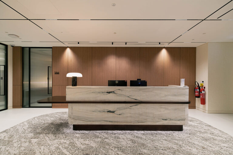 Reception area at DIFC